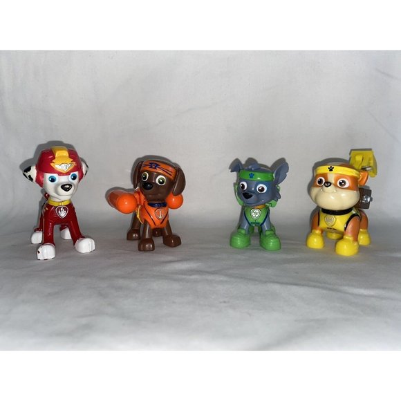 paw patrol figures lot of 4 dogs great condition - Picture 1 of 2